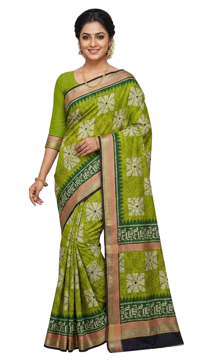 Orelia Vatik Printed Saree