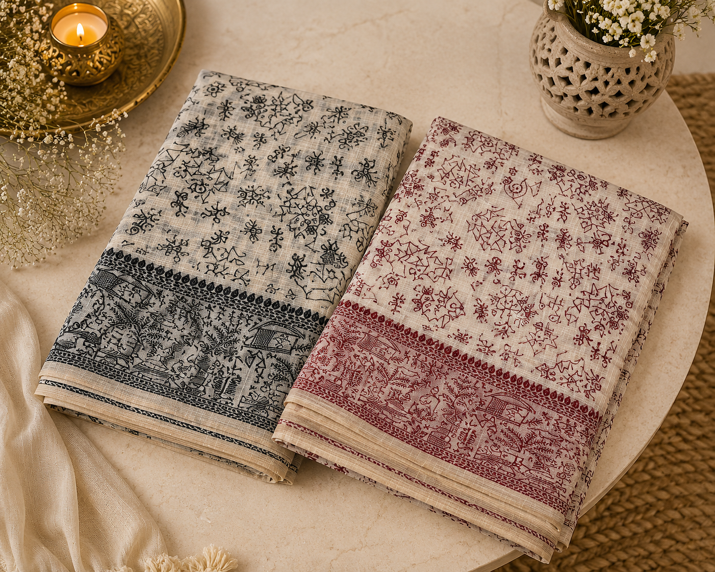 Orelia Grace Cotton Saree