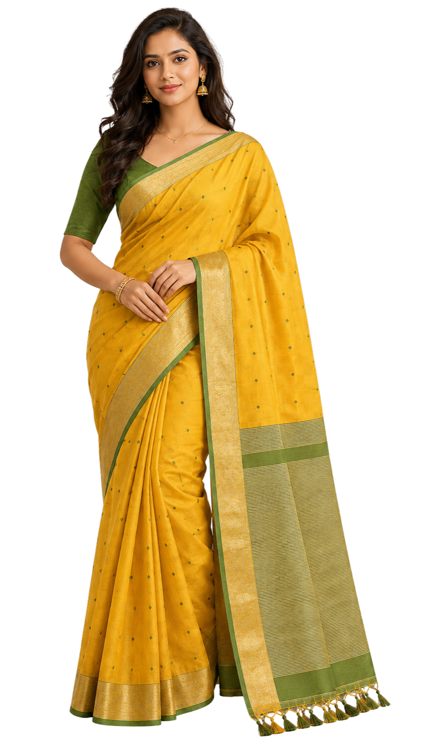 Orelia Cotton Silk Saree