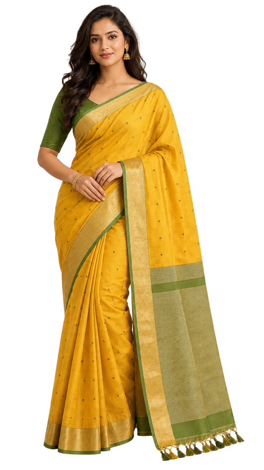 Orelia Cotton Silk Saree