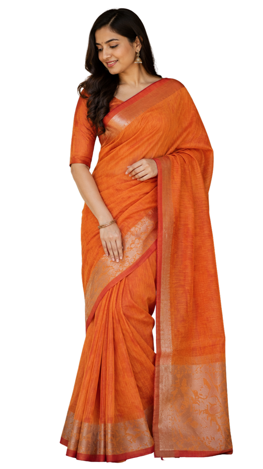Orelia Mysore Cotton Saree